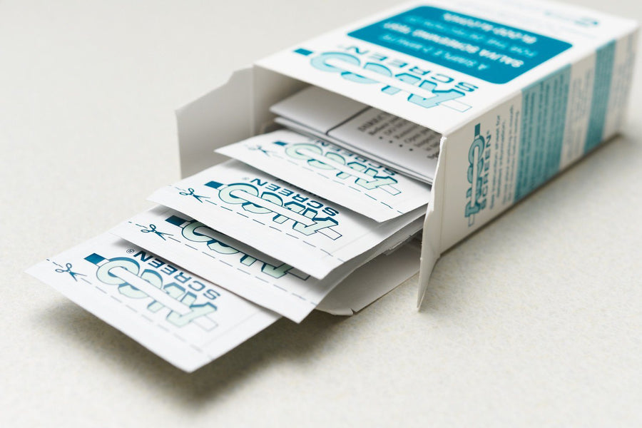 AlcoScreen Simple 2-Minute Saliva Alcohol Screening Test Strip - (24 Test Strips / Box) 55024 - 9100 Alcohol,Saliva Test Chematics